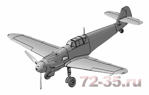 Немецкий истребитель «Мессершмитт» BF-109 F2 zv4802_2.gif