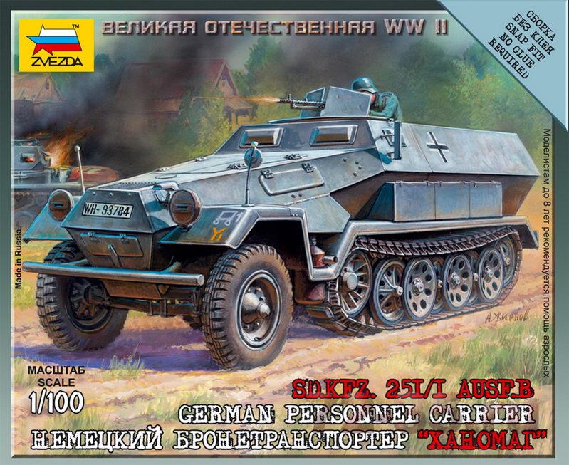 Немецкий бронетранспортер "Ханомаг" SD.KFZ.25I/I AUSF.B